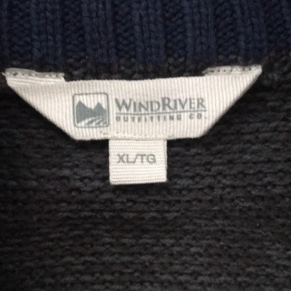 Wind river mens ¼ zip country core knit Size XL - Picture 4 of 7